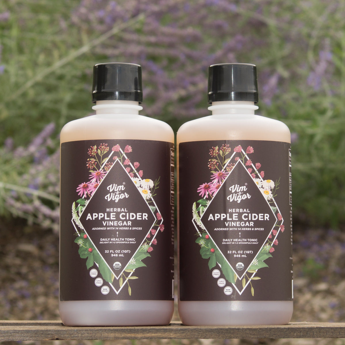 Organic Apple Cider Vinegar Herbal Health Tonic Made in USA | Vim & Vigor,  Hoosier Herbal Remedies, Inc.